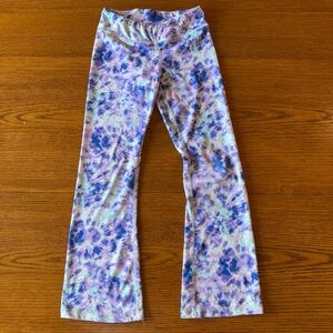 Girls Lands End Flare Leggings